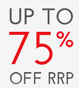 Upto 75% Off RRP