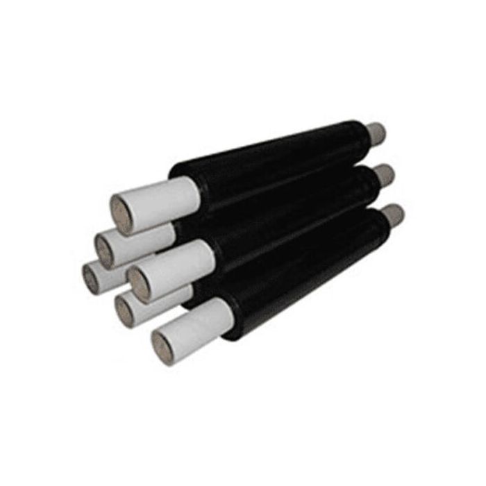 6 x Rolls of Black Extended Core Pallet Wrap