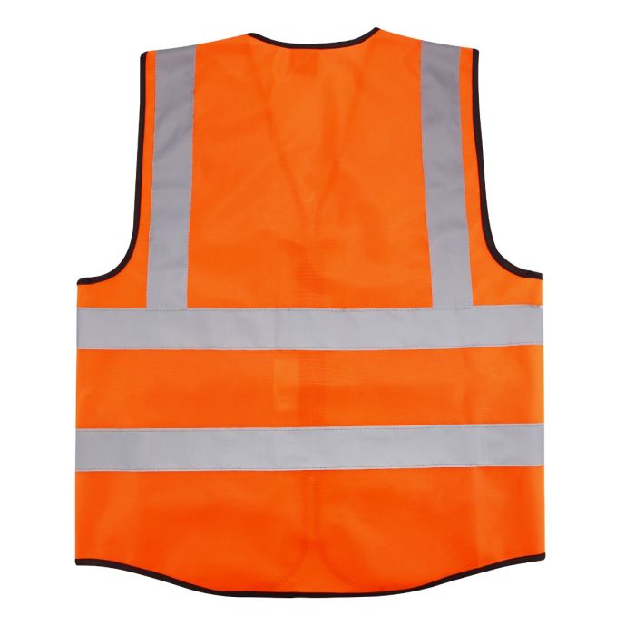 Vest Waistcoat High Safety Visibility Yellow Orange Work Reflective Jacket En471 Phone With Pockets Personalised Printed Pocket Executive Custom Hi Vis
