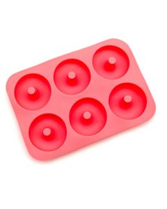 Silicone Donut Mould Donut Making Mould Bake Round Cake Mold - Pink