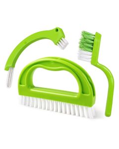 Multifunctional 3 in 1 Cleaning Grout Brush Green