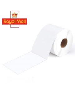 Royal Mail Thermal Shipping Labels, 102mm x 150mm (4 x 6") 250 Labels, 25mm Core, White, Permanent