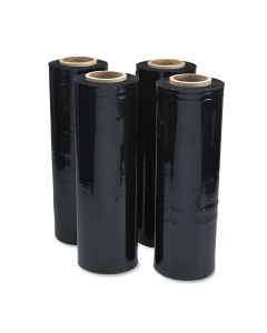 Black Strong Pallet Wrap Parcel Stretch Packaging Film - 400mm x 110m 17 Microns