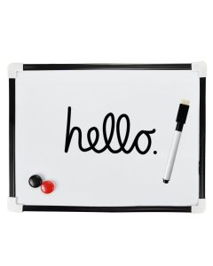 A4 Magnetic Whiteboard Dry Wipe Board Mini Office Notice Memo White Board Pen and Eraser