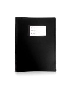 AVARTEK A4 Display Book, 20 Pockets, Black