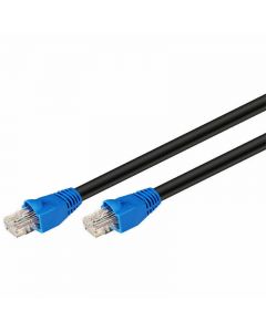 1m CAT6 High Speed Ethernet Cable - Black
