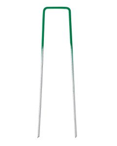 Green/Silver Galvanised Grass Pin 150mm