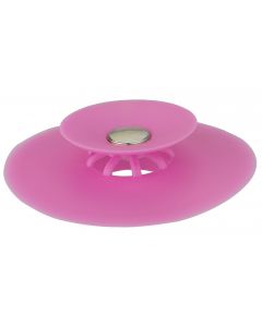 Pink Silicone Kitchen Sink Shower Tray Water Plug Strainer