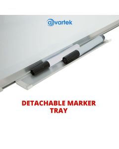 Avartek Magnetic Drywipe Whiteboard Aluminium Frame - 500 x 350mm (50 x 35cm)