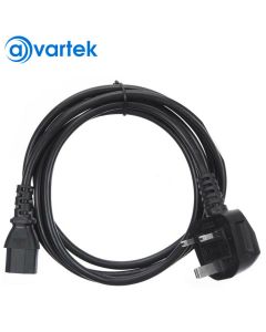 UK 3 Pin Kettle Lead Power Cable Plug Cord Adapter for TV PC Monitor Printer 
