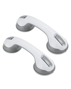 Set of 2 Support Grab Handle Suction Bath Shower Disability AID Safety Grip Rail