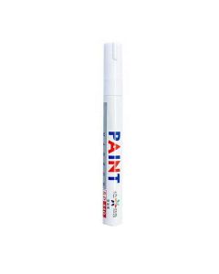 White Permanent Oil Based Paint Pen Car Bike Tyre Tire Metal Marker Waterproof