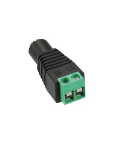 100 Female DC Power Connectors 5.5mm x 2.1mm Plug for CCTV 