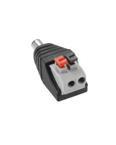 DC Power Male Push on Terminal Connector