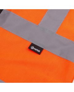 Hi Vis Vest Vest Orange - High Viz Visibility Work Safety Waistcoat - Medium