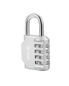 AVARTEK - All Weather Aluminium Combination Silver Padlock 30mm