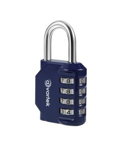 AVARTEK - All Weather Aluminium Combination Blue Padlock 30mm