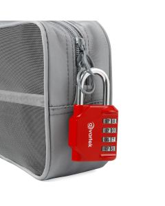 AVARTEK - All Weather Aluminium Combination Red Padlock 30mm