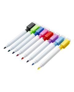 8 Magnetic Whiteboard Marker Colour Pens