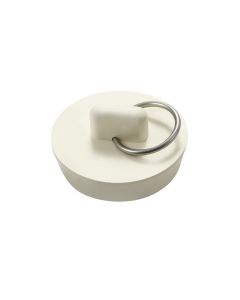 Plastic Sink/Bath Plug Stopper White - 45mm 1¾"