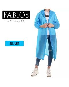 Waterproof Blue Poncho Raincoat for Men / Women 