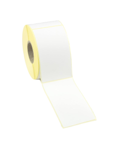 58mm x 76mm White Thermal Direct Printer Labels 500 Per Roll 