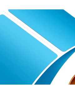 4x6" 100 x 150mm Blue Direct Thermal Labels 500/Roll Zebra Toshiba Citizen 6x4