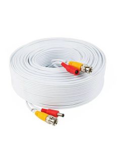 40m BNC Male to BNC Male Cable - White