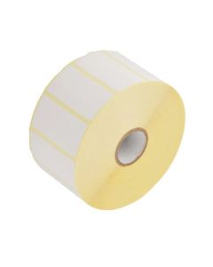 50mm x 25mm 2x1 inch White Thermal Direct 44mm Core Printer Labels 1000 Per Roll