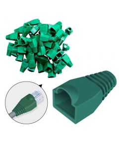 Boot for RJ45 Ethernet Network Cables - Green [100 Pack]