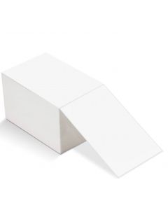 5000 x White Fanfold Direct Thermal Labels 4x8" (100x210mm)