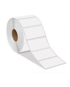 60mm x 35mm White Thermal Direct Printer Labels 400 Per Roll 