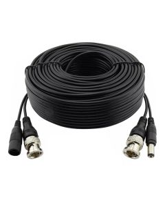 40m BNC Male to BNC Male Cable - Black