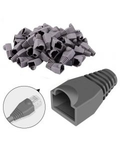 Boot for RJ45 Ethernet Network Cables - Grey [100 Pack]