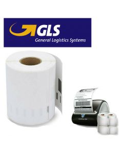 Dymo S0904980 Compatible GLS Labels, 104mm x 159mm, 220 Labels, White, Permanent