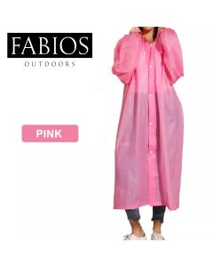 Waterproof Pink Poncho Raincoat for Men / Women 