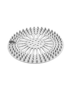 Hair Trap Shower Bath Plug Hole Waste Catcher Stopper Drain Sink Strainer Filter - Grey