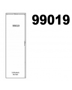 Dymo 99019 / S0722480 Compatible Labels, 190mm x 59mm, 110 Labels, White, Permanent