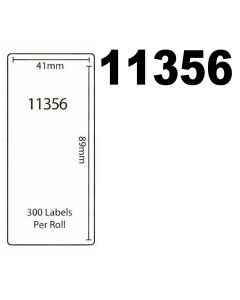 Dymo 11356 / S0719250 Compatible Labels, 89mm x 41mm, 300 Labels, White, Permanent