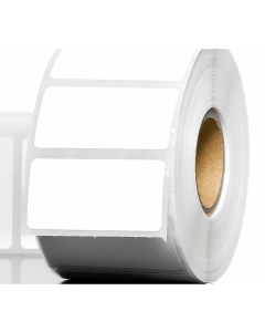 Compatible Zebra 50mm x 25mm, 2000 Labels, White Direct Thermal Labels, Permanent