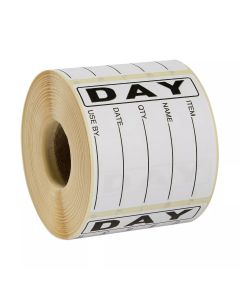 Food Hygiene Day / Date / Rotation / Labels Best Before 1,000 labels Black