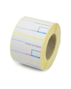 58mm x 40mm White CAS Scale Thermal Direct Labels 750 Per Roll 