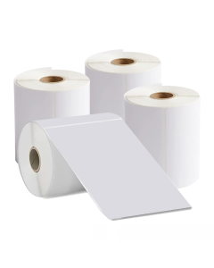 4x6" (100mm x 150mm) 1000 Labels Per Roll White Direct Shipping Thermal Labels