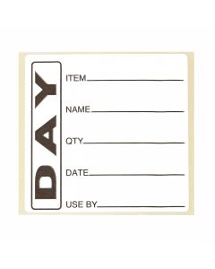 Food Hygiene Day / Date / Rotation / Labels Best Before 1,000 labels Black
