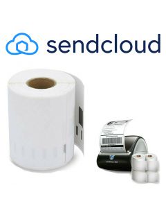Dymo S0904980 Compatible SendCloud Labels, 104mm x 159mm, 220 Labels, White, Permanent