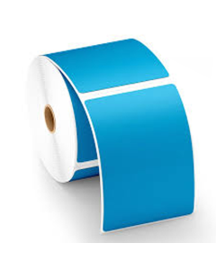 4x6" 100 x 150mm Blue Direct Thermal Labels 500/Roll Zebra Toshiba Citizen 6x4