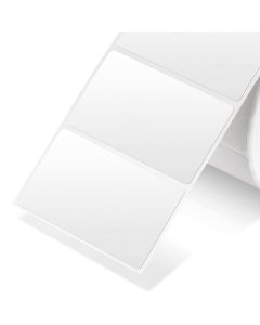 58mm x 32mm White Thermal Direct Printer Labels 800 Per Roll Self Adhesive Label