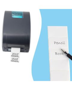58mm x 40mm direct thermal labels, 800 Roll, 38mm core. Permanent Adhesive