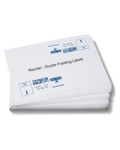 150x42mm Franking Machine Double Labels For Pitney Bowes Neopost - 250 Labels