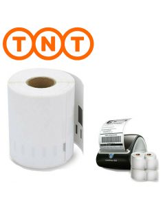 Dymo S0904980 Compatible Labels TNT, 104mm x 159mm, 220 Labels, White, Permanent